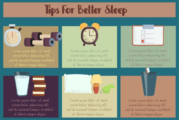 Enhancing Sleep Hygiene Communication with a Sleep Time Infographic Illustration