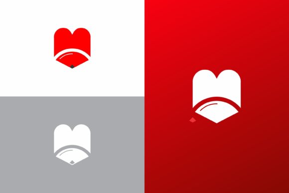 I Love Fencil Logo Symbol Design Guide
