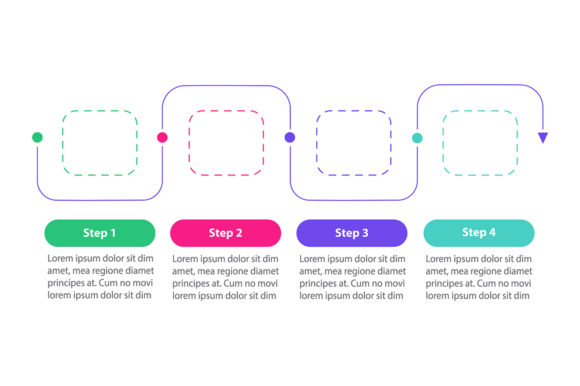 Rectangular Linear Vector Infographic: Streamlining Visual Communication for Modern Workflows