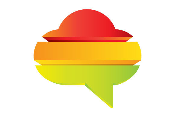 Speech Bubble Infographic Template for Visual Clarity