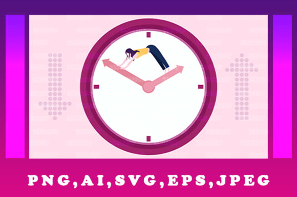 Time Management Illustration Background: Elevating Visual Communication Without Compromising Quality