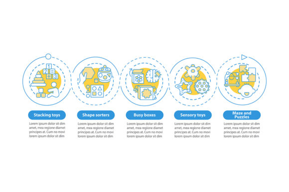 Visualizing Growth: Integrating Early Child Development Toys with Professional Infographic Design